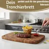 LS-LebenStil Profi Holz Schneidebrett Stirnholz 32cm Akazie Produktbild-Vorschau 10