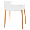 vidaXL Toaletní stolek se zrcadlem MDF 60 x 50 x 86 cm Náhled obrázku produktu 4
