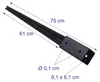 Relaxdays bevestigingshuls, set van 4, 750 mm lang, voor Productafbeelding-voorbeeld 4
