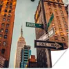 MuchoWow® Poster Stadtzentrum New York 100x100 cm - Produktbild-Vorschau 1