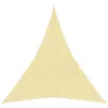Sonnensegel 160 g/m² Beige 5x6x6 m HDPE Produktbild-Vorschau 1