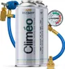 Climeo 2x400ml + tuyau avec manomètre + adaptateur - Fluide Voir les images du produit 1