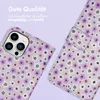 imoshion Design Klapphülle iPhone 12 (Pro) - Purple Flowers Produktbild-Vorschau 2