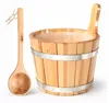 wellow® Saunaeimer-Set 5 L – Saunakübel mit Saunakelle für Produktbild-Vorschau 1