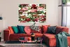 MuchoWow® Poster Blumen - Rosa - Weiß - Strauch 120x80 cm - Produktbild-Vorschau 2