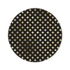 MuchoWow® Mauspad Mousepad Muster - Sterne - Gold 30x30 cm Produktbild-Vorschau 1