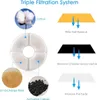 4 filtres à charbon actif pour fontaine à eau pour chats de Voir les images du produit 2