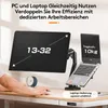GTPLAYER Support de moniteur, bras de moniteur pour écrans Voir les images du produit 8