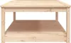 vidaXL Zahradní stůl 121x82,5x45 cm z masivního Náhled obrázku produktu 6
