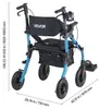 VEVOR 2-in-1 Rollator Faltbar mit Sitz, Leichter Gehwagen Produktbild-Vorschau 8