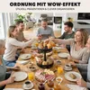 eluno 2-stöckige runde Obstetagere / Brotkorb, Obstschale, Produktbild-Vorschau 5
