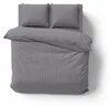 3-tlg Premium Damast Bettwäsche 200x200 + 80x80 cm mit YKK Produktbild-Vorschau 1