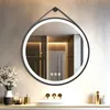 Specchio LED WISFOR, rotondo, diametro 60 cm, specchio da Anteprima dell’immagine prodotto 1