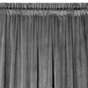 Eurofirany Samtvorhang Melanie stahl 140cm x 270cm Produktbild-Vorschau 4