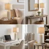 zestaw 2 lamp stołowych do salonu ceramiczne lampki nocne Podgląd zdjęcia produktu 13