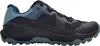 A side view of a black and blue MAMMUT Girun II Low GTX Men's hiking shoe against a white background. Anteprima dell’immagine prodotto