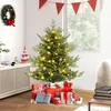 COSTWAY Albero di Natale artificiale alto 135 cm, albero di Anteprima dell’immagine prodotto 7