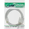InLine® HDMI-DVI Kabel, weiß / gold, HDMI Stecker auf DVI Produktbild-Vorschau 2
