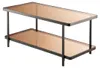 CALICOSY - Table basse L100cm en métal noir et plateaux en Voir les images du produit 3