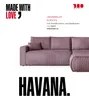 BroMARKT Ecksofa HAVANA Schlaffunktion Bettkasten L-Form Produktbild-Vorschau 3