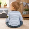 BONDI Baby Jungen Langarmshirt "Hirsch" 91776 | Stripe Produktbild-Vorschau 4