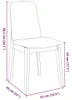vidaXL Chaises de salle à manger avec coussins 2 pcs. Bois Voir les images du produit 8