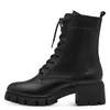 Tamaris Damen Stiefelette Schnürung Leder trendy Produktbild-Vorschau 4