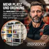 MONZANA® Schwerlastregal 180x90x40cm 875kg 5 MDF-Platten Produktbild-Vorschau 7