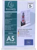 Exacompta 30x Porte-visuel droit vertical A5 Cristal 85158D Voir les images du produit 1