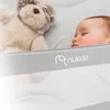 Ochranný zábranný rám postele 150 x 66 x 35 cm Nukido sivý Náhľad obrázku produktu 9