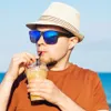 GKA B Überzieh Sonnenbrille für Brillenträger Gläser blau Produktbild-Vorschau 2