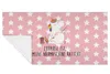 Mr. & Mrs. Panda Handtuch Einhorn Näherin - Rot Pastell - Produktbild-Vorschau 2