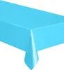 Pastellblaue Tischdecke aus Kunststoff, rechteckig, 137 x Produktbild-Vorschau 2