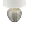 Lampa stołowa LUXOR srebrno-biała 1xE14x40W tkanina Podgląd zdjęcia produktu 3
