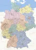 Mappe Poster gigante Mappa della Germania Anteprima dell’immagine prodotto 1