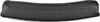A black leather headphone headband cushion on a white background. Produktbild-Vorschau