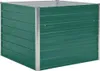 vidaXL Zvýšená posteľ 100 x 100 x 77 cm Pozinkovaná oceľ Náhľad obrázku produktu 2