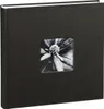 A black photo album with a square cutout on the cover showing a black and white close-up of a flower. Anteprima dell’immagine prodotto