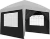 Zelsius Seitenwände für Pavillon 3x3 m, 4-teilig, Schwarz, Produktbild-Vorschau 2