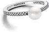 Pandora Treated Freshwater Cultured Pearl & Pavé Ring Podgląd zdjęcia produktu 3