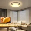 ZMH LED plafoniera soggiorno rotonda verde moderno tessuto Anteprima dell’immagine prodotto 2