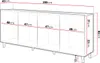 MIRJAN24 Kommode Bari, Wohnzimmer Highboard mit 4 Türen, Produktbild-Vorschau 5