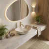 Lavabo Da Appoggio Rea Pearl Warm  Beige Anteprima dell’immagine prodotto 2