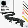Dekofigur Drache 3D Schwarz 30 cm – Detailreiche Produktbild-Vorschau 5