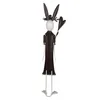 Clayre & Eef Dekorationsfigur Kaninchen 88 cm Weiß Rosa Produktbild-Vorschau 3