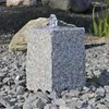 CLGarden Granit Quellsteinbrunnen Naturstein Brunnen 20cm Produktbild-Vorschau 3