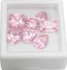 Rosa Saphir Set 7 Stück Karatgröße 7x7mm Exzellenter Produktbild-Vorschau 1