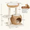 Yaheetech Kratzbaum aus PE-Rattan, 72 cm, mit Katzenhöhle & Produktbild-Vorschau 6
