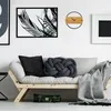 Relaxdays Wanduhr Holzoptik, modern, analog, Uhr für Küche, Produktbild-Vorschau 2