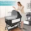 Beistellbett höhenverstellbar Babybett mit Rollen Produktbild-Vorschau 5